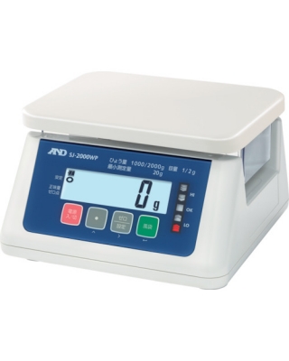 日本 AND 艾安得 SJ2000WPA5交易、證明用（已檢定品）防塵、防水數(shù)字秤（5個地區(qū)5）