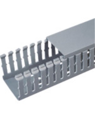 原裝進(jìn)口 PANDUIT （電源，接地連接器等）  F.75X.75LG6-薄板F型配線Duct（PVC制無(wú)鉛）淺灰色